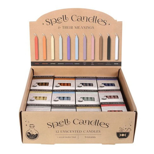 Set of 48 Spell Candle Packs in Display