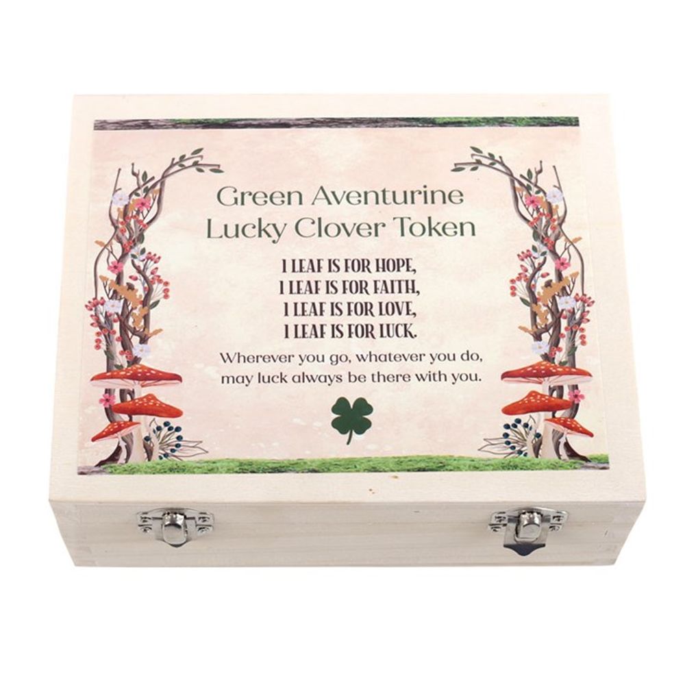 Set of 24 Lucky Clover Sentiment Stones