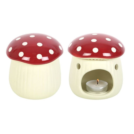 Mushroom Shaped Oil Burner and Wax Warmer