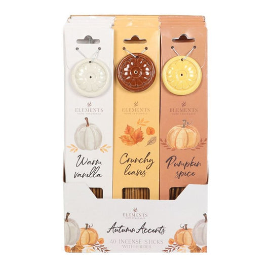 Set of 18 Autumn Accents Incense Sticks